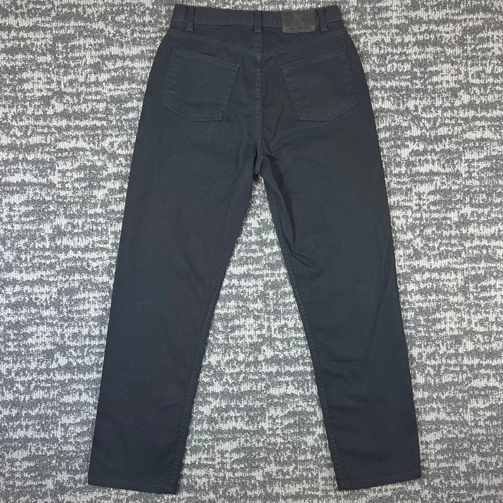 Calvin Klein Jeans Easy Fit Mens 30x30 Black Denim Straight Leg 100% Cotton